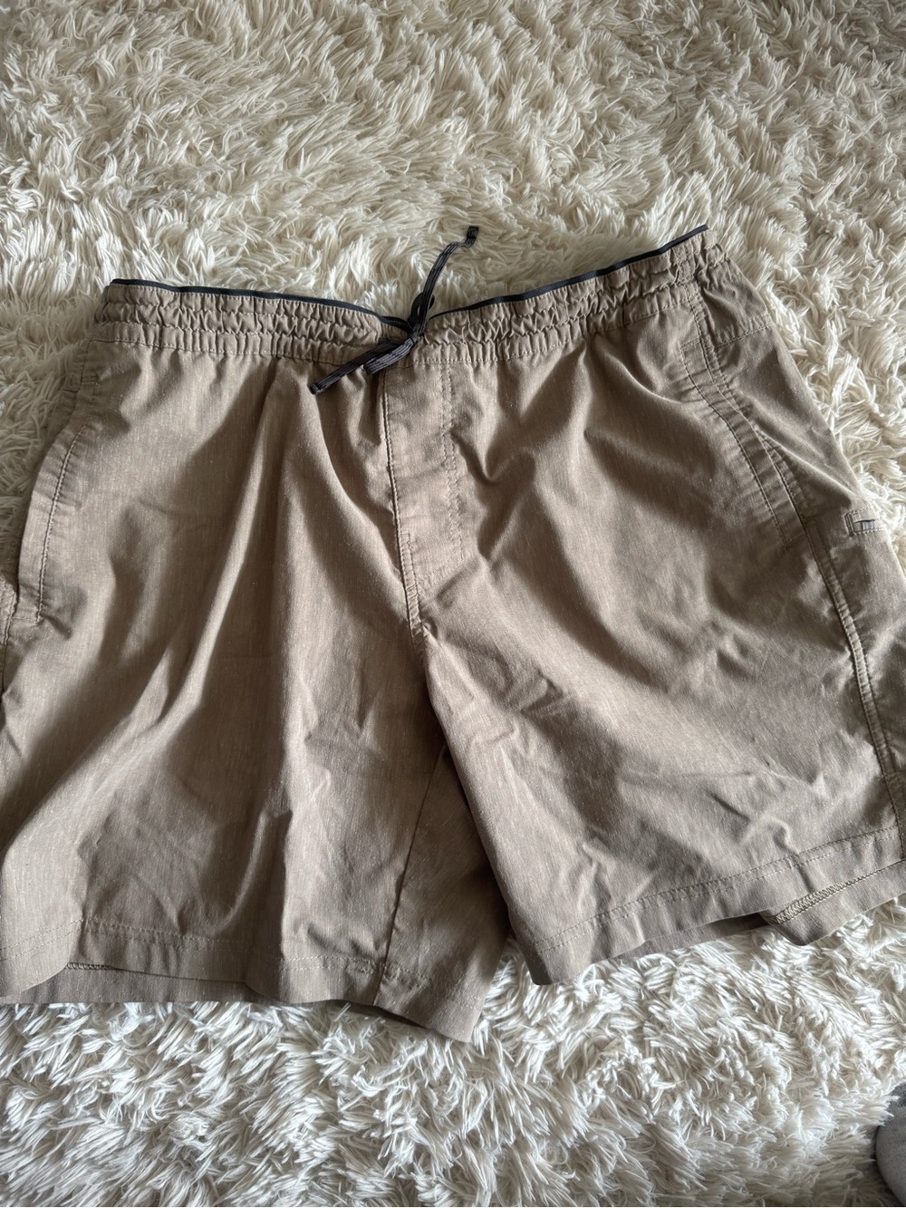 Kuhl Men's Tan Drawstring Hybrid Shorts